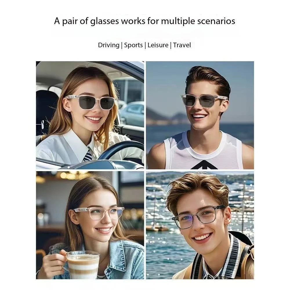 GAFAS INTELIGENTES CON BLUETOOTH, LENTES TRANSITIONS