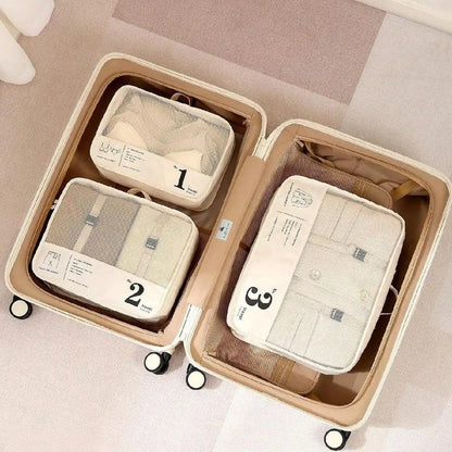 JUEGO DE BOLSAS DE ALMACENAMIENTO DE VIAJE, DE 3 A 7 PIEZAS
