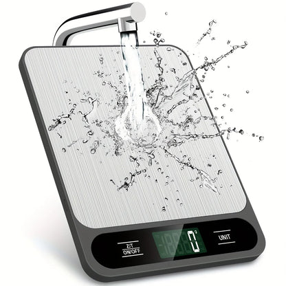 BÁSCULA DIGITAL DE ALIMENTOS NEGRA