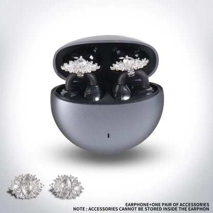 AURICULARES BLUETOOTH + ACCESORIO DECORATIVO