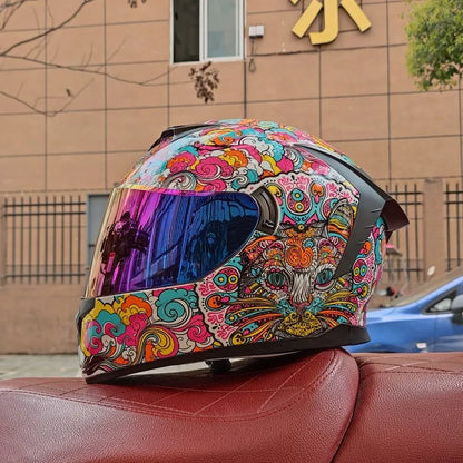 CASCO DE SEGURIDAD MODULAR PARA MOTOCICLETA