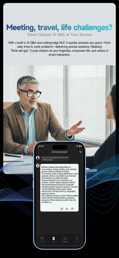 GAFAS INTELIGENTES CON GRABACIÓN DE FOTO Y VIDEO