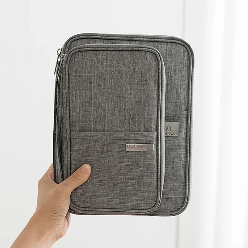 ORGANIZADOR DE VIAJE IMPERMEABLE PARA PASAPORTE Y DOCUMENTOS | FUNDA MULTIFUNCIÓN UNISEX