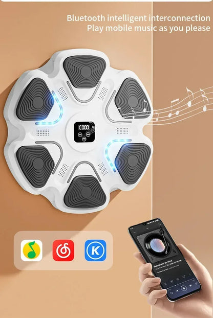 MÁQUINA DE BOXEO CON MÚSICA BLUETOOTH