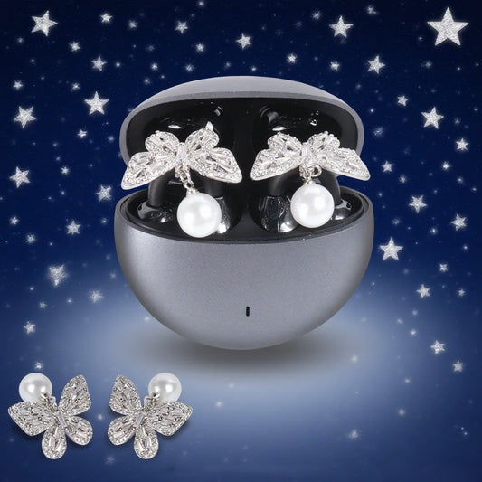 AURICULARES BLUETOOTH + ACCESORIO DECORATIVO