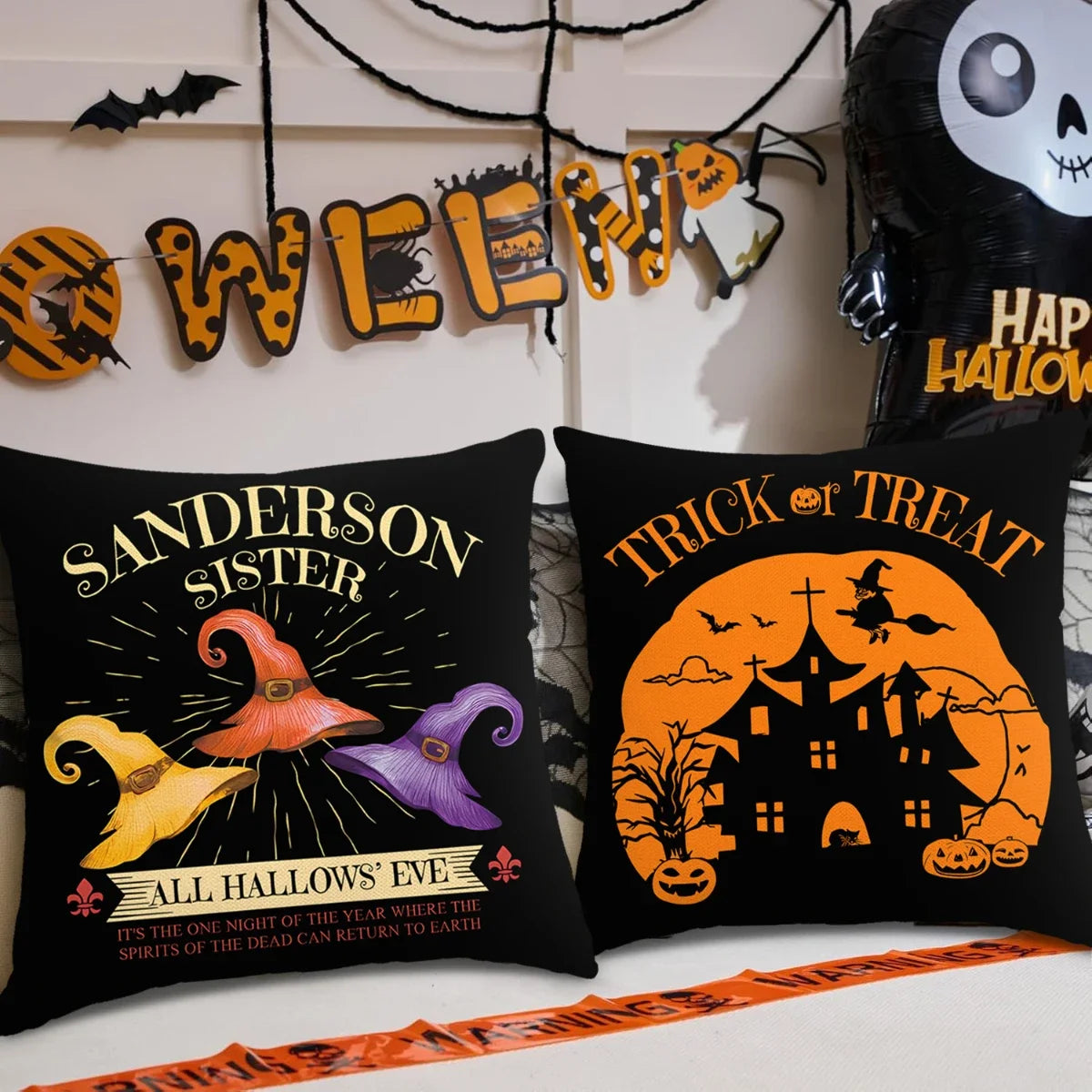FUNDA DE DECORACIÓN DE HALLOWEEN DE COJÍN PARA SOFÁ