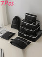 JUEGO DE BOLSAS DE ALMACENAMIENTO DE VIAJE, DE 3 A 7 PIEZAS