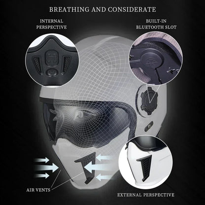 CASCO MODULAR PARA MOTOCICLETA