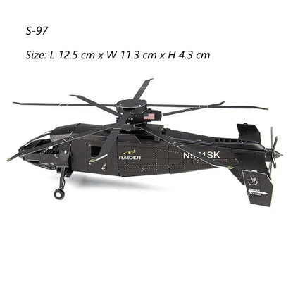 ROMPECABEZAS DE METAL 3D DE AERONAVES