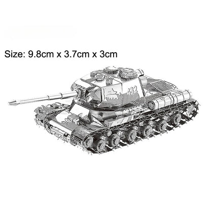ROMPECABEZAS DE METAL 3D, MODELO DE TANQUE MILITAR CHURCHILL CHIEFTAIN MK50