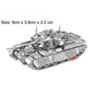 ROMPECABEZAS DE METAL 3D, MODELO DE TANQUE MILITAR CHURCHILL CHIEFTAIN MK50