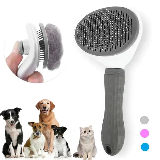 CEPILLO REMOVEDOR DE PELOS PARA PERROS Y GATOS