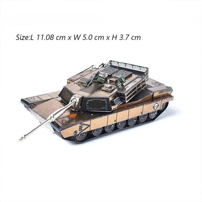 ROMPECABEZAS DE METAL 3D, MODELO DE TANQUE MILITAR CHURCHILL CHIEFTAIN MK50