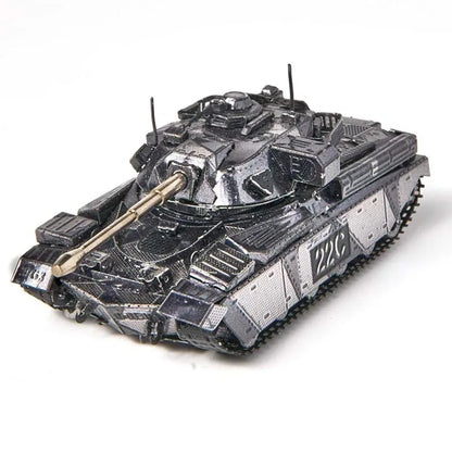 ROMPECABEZAS DE METAL 3D, MODELO DE TANQUE MILITAR CHURCHILL CHIEFTAIN MK50