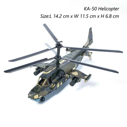 ROMPECABEZAS DE METAL 3D DE AERONAVES