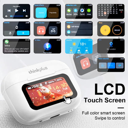 AUDÍFONOS INALÁMBRICOS ANC | CANCELACIÓN DE RUIDO, MICRÓFONO HD y LED