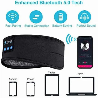 BANDA PARA DORMIR CON AURICULARES BLUETOOTH
