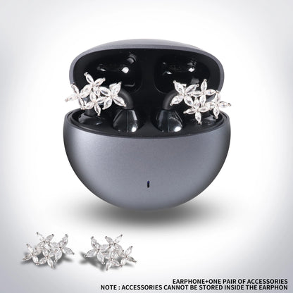 AURICULARES BLUETOOTH + ACCESORIO DECORATIVO