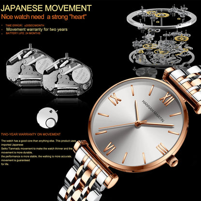 RELOJ DE LUJO PARA MUJER HANNAH MARTIN