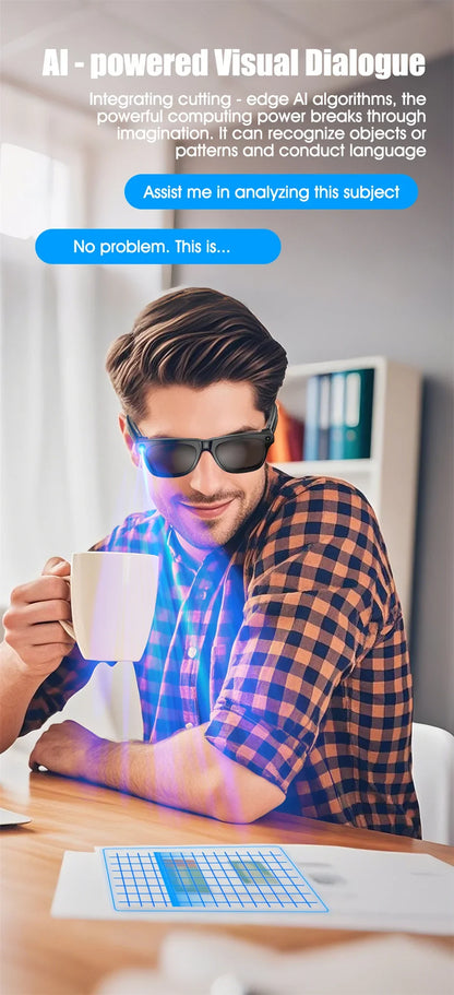GAFAS INTELIGENTES XIAOMI CON CÁMARA, ASISTENTE DE VOZ Y TRADUCCIÓN DE VOZ