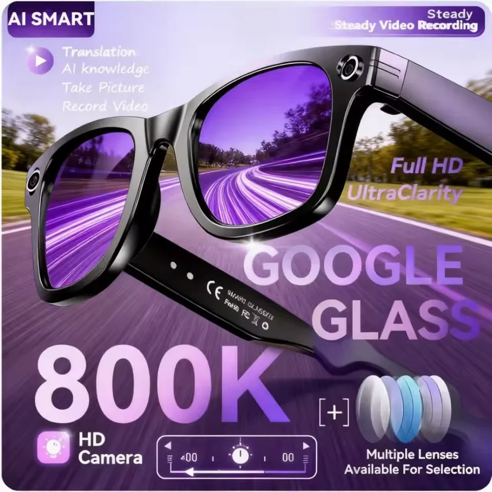 GAFAS INTELIGENTES CON GRABACIÓN DE FOTO Y VIDEO