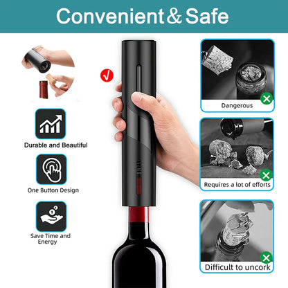 KIT DE APERTURA PARA BOTELLAS DE VINO - ELÉCTRICO
