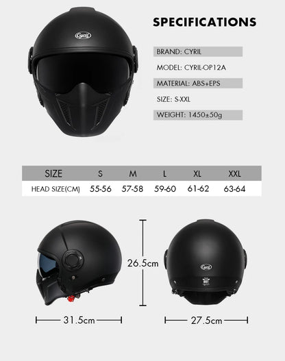 CASCO MODULAR PARA MOTOCICLETA