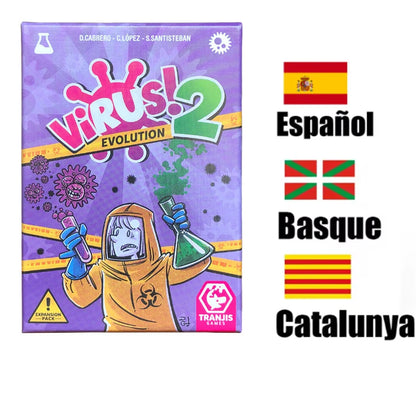JUEGO DE CARTAS VIRUS VERSIONES 1/2 Y HALLOWEEN