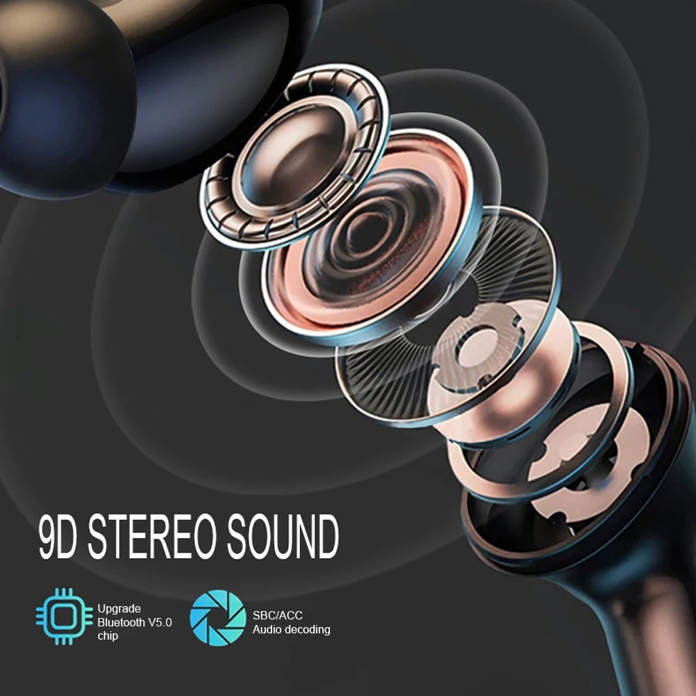 AUDÍFONOS INALÁMBRICOS ANC | CANCELACIÓN DE RUIDO, MICRÓFONO HD y LED