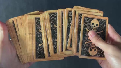 BARAJA DE POKER ESTILO VINTAGE PIRATA